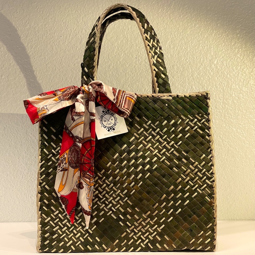 Handcrafted Bayong Small Tote